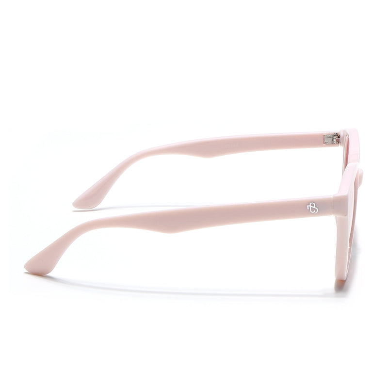 Eyejack Light Pink Round Sunglasses for Women (5082CL1226)