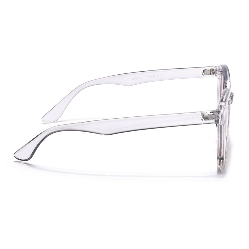 Eyejack Transparent Round Sunglasses for Women (5082CL1227)