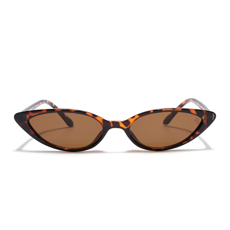 Eyejack Demi Brown Cateye Sunglasses for Women (5083CL1238)