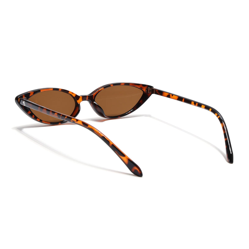 Eyejack Demi Brown Cateye Sunglasses for Women (5083CL1238)