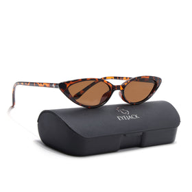 Eyejack Demi Brown Cateye Sunglasses for Women (5083CL1238)