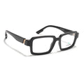 Voyage Black Rectangle Eyeglasses for Men & Women (52200FMG7678)