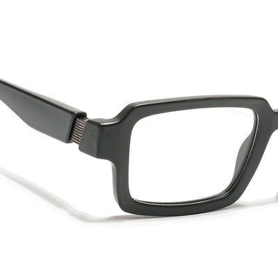 Voyage Green Rectangle Eyeglasses for Men & Women (52200FMG7682)