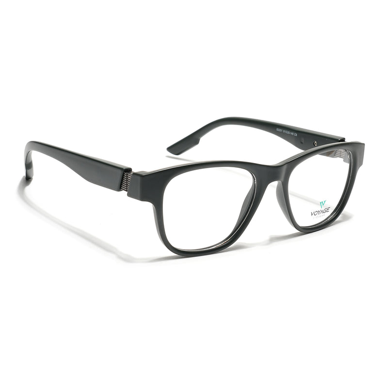 Voyage Green Wayfarer Eyeglasses for Men & Women (52201FMG7688)