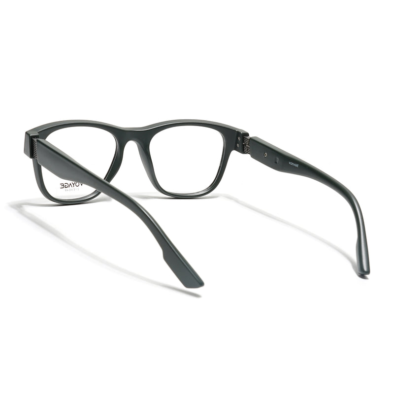 Voyage Green Wayfarer Eyeglasses for Men & Women (52201FMG7688)