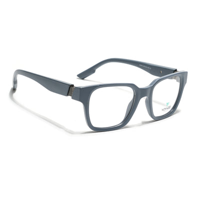 Voyage Grey Wayfarer Eyeglasses for Men & Women (52202FMG7691)