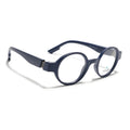 Voyage Blue Round Eyeglasses for Men & Women (52203FMG7698)