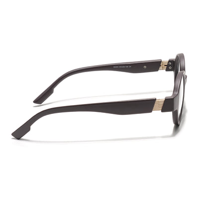 Voyage Brown Round Eyeglasses for Men & Women (52203FMG7699)