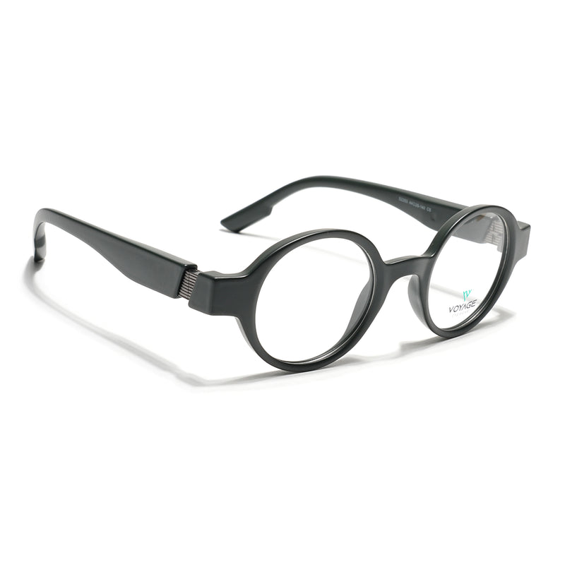 Voyage Green Round Eyeglasses for Men & Women (52203FMG7700)