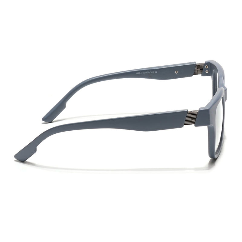 Voyage Grey Wayfarer Eyeglasses for Men & Women (52204FMG7703)