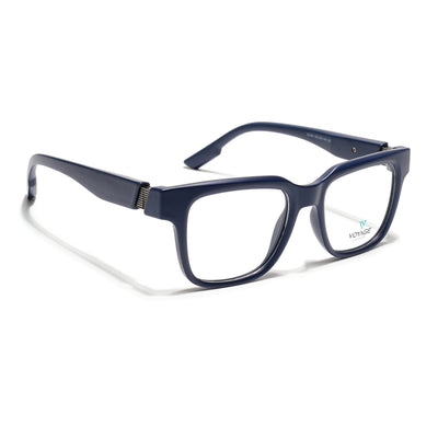 Voyage Blue Wayfarer Eyeglasses for Men & Women (52204FMG7704)