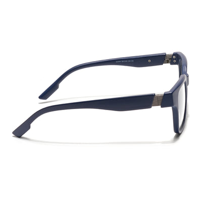 Voyage Blue Wayfarer Eyeglasses for Men & Women (52204FMG7704)