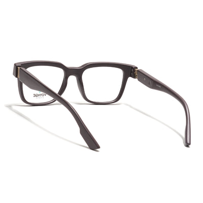 Voyage Brown Wayfarer Eyeglasses for Men & Women (52204FMG7705)