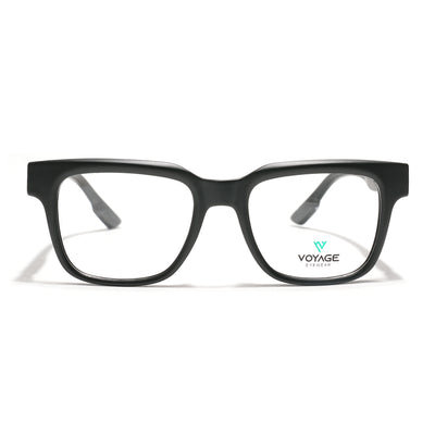Voyage Green Wayfarer Eyeglasses for Men & Women (52204FMG7706)