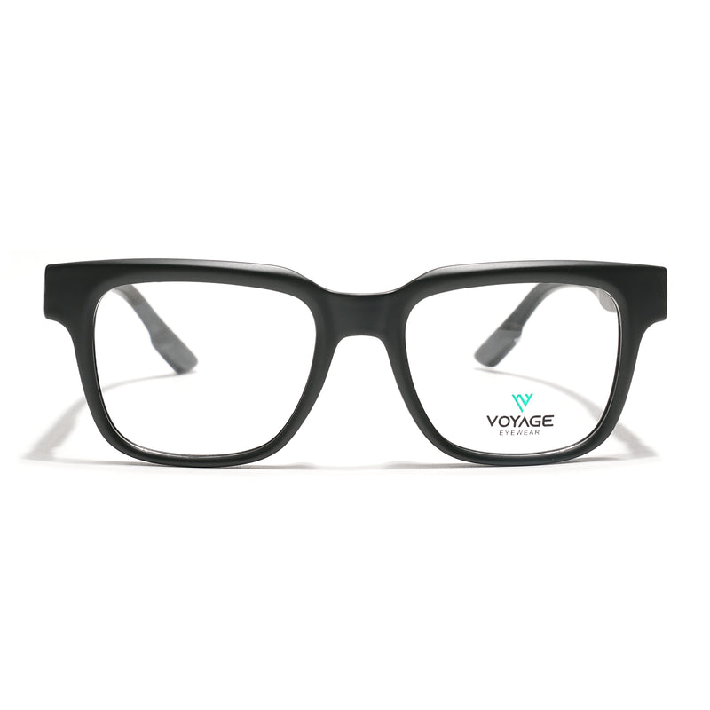 Voyage Green Wayfarer Eyeglasses for Men & Women (52204FMG7706)