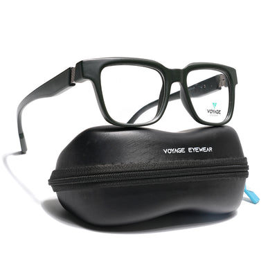 Voyage Green Wayfarer Eyeglasses for Men & Women (52204FMG7706)