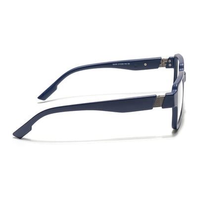 Voyage Blue Square Eyeglasses for Men & Women (52205FMG7710)