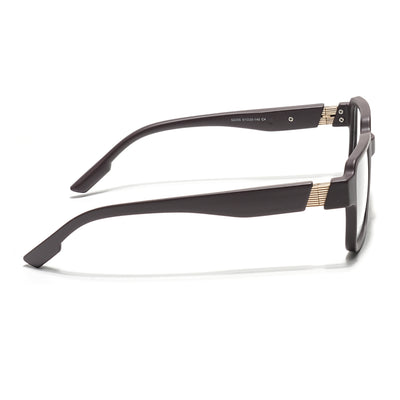 Voyage Brown Square Eyeglasses for Men & Women (52205FMG7711)