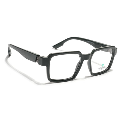 Voyage Green Square Eyeglasses for Men & Women (52205FMG7712)