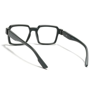 Voyage Green Square Eyeglasses for Men & Women (52205FMG7712)