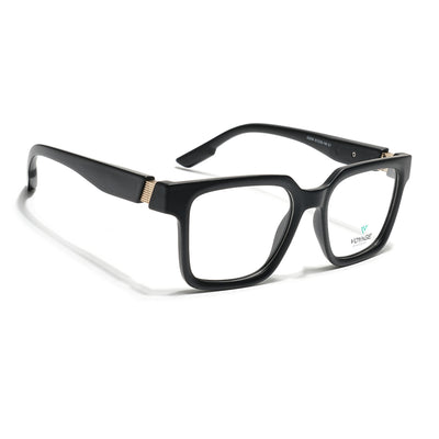 Voyage Black Wayfarer Eyeglasses for Men & Women (52206FMG7714)