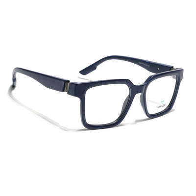 Voyage Blue Wayfarer Eyeglasses for Men & Women (52206FMG7716)
