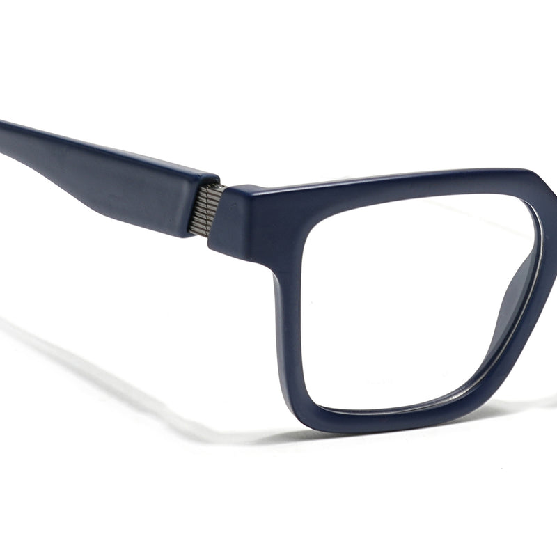 Voyage Blue Wayfarer Eyeglasses for Men & Women (52206FMG7716)