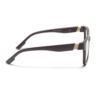 Voyage Brown Wayfarer Eyeglasses for Men & Women (52206FMG7717)