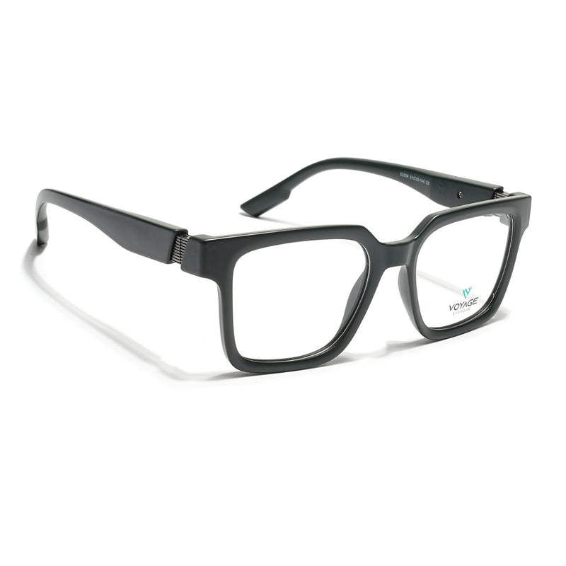 Voyage Green Wayfarer Eyeglasses for Men & Women (52206FMG7718)