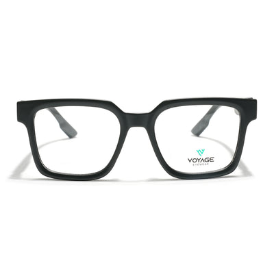 Voyage Green Wayfarer Eyeglasses for Men & Women (52206FMG7718)