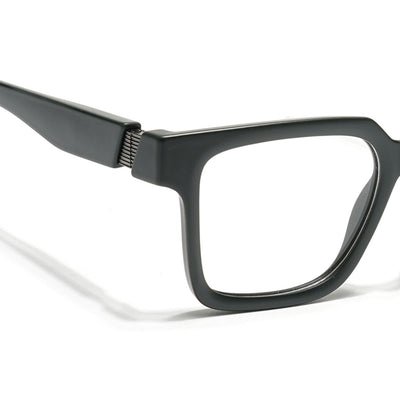 Voyage Green Wayfarer Eyeglasses for Men & Women (52206FMG7718)