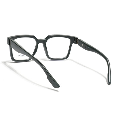 Voyage Green Wayfarer Eyeglasses for Men & Women (52206FMG7718)