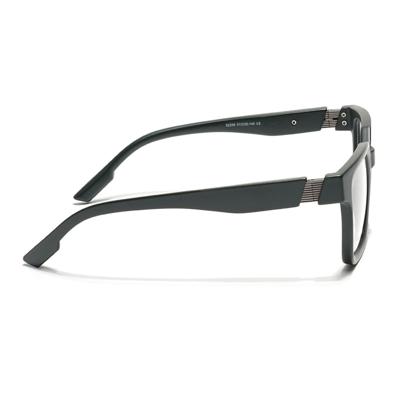 Voyage Green Wayfarer Eyeglasses for Men & Women (52206FMG7718)