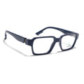Voyage Blue Rectangle Eyeglasses for Men & Women (52207FMG7722)