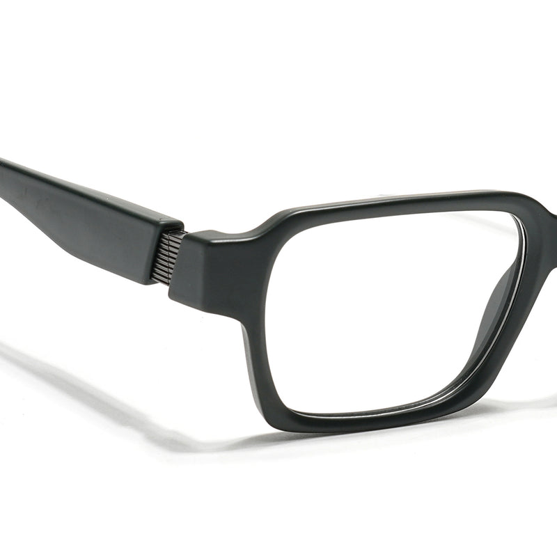 Voyage Green Rectangle Eyeglasses for Men & Women (52207FMG7724)