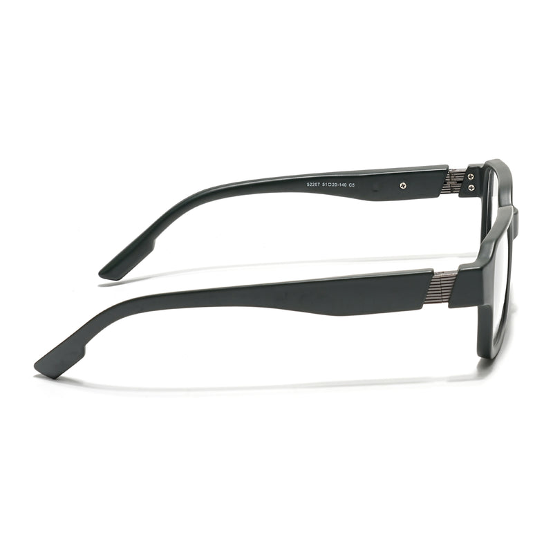 Voyage Green Rectangle Eyeglasses for Men & Women (52207FMG7724)