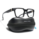 Voyage Black Wayfarer Eyeglasses for Men & Women (52208FMG7726)