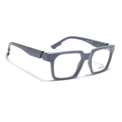 Voyage Grey Wayfarer Eyeglasses for Men & Women (52208FMG7727)