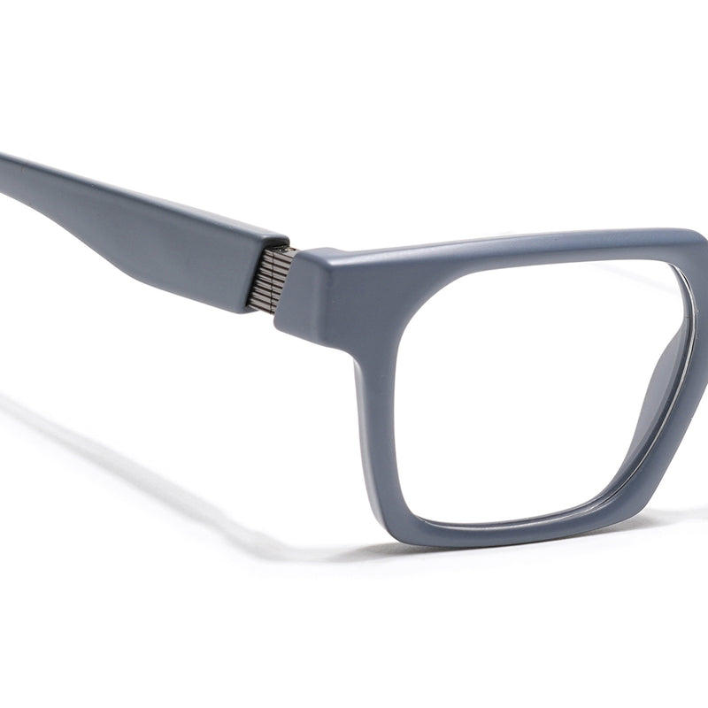 Voyage Grey Wayfarer Eyeglasses for Men & Women (52208FMG7727)