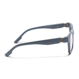 Voyage Grey Wayfarer Eyeglasses for Men & Women (52208FMG7727)