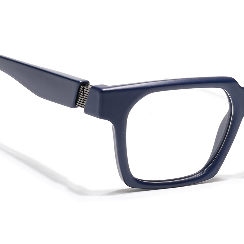 Voyage Blue Wayfarer Eyeglasses for Men & Women (52208FMG7728)