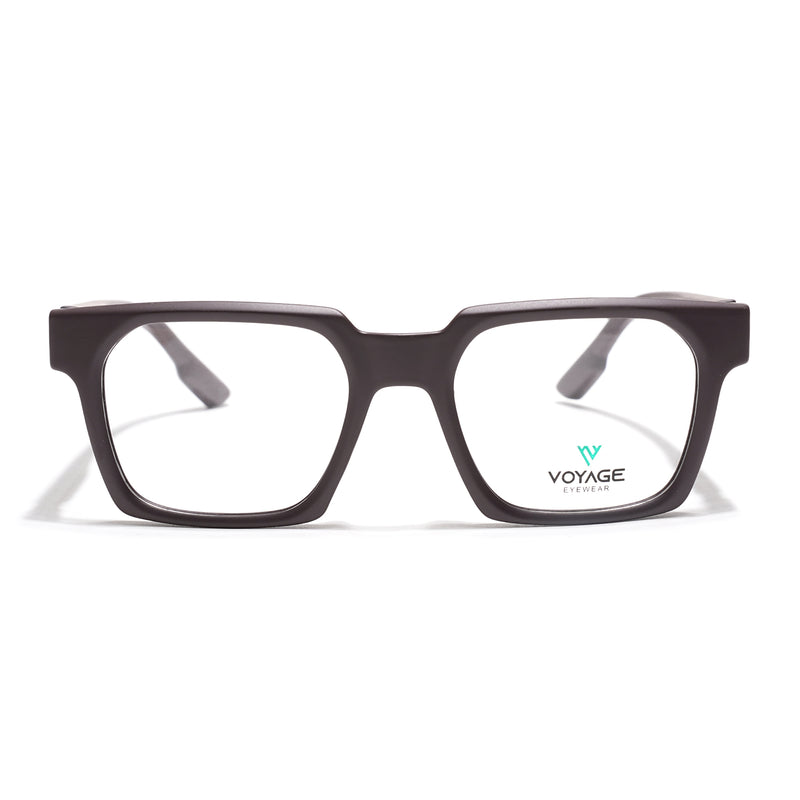 Voyage Brown Wayfarer Eyeglasses for Men & Women (52208FMG7729)