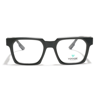 Voyage Green Wayfarer Eyeglasses for Men & Women (52208FMG7730)