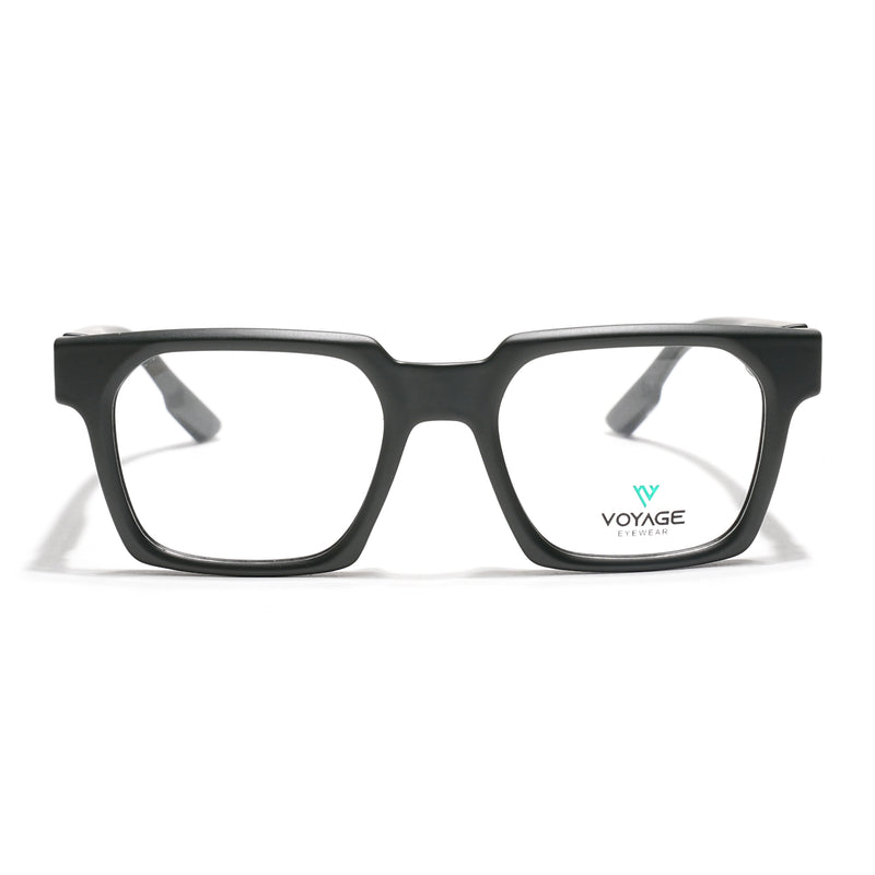 Voyage Green Wayfarer Eyeglasses for Men & Women (52208FMG7730)