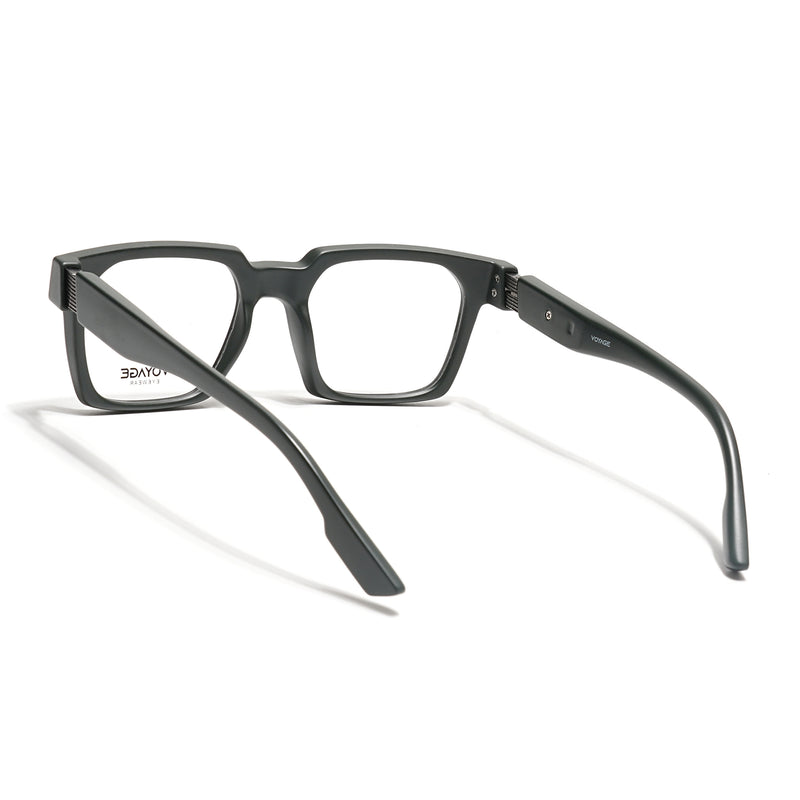 Voyage Green Wayfarer Eyeglasses for Men & Women (52208FMG7730)
