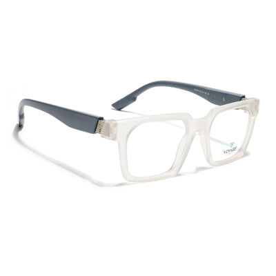 Voyage Matt Transparent Wayfarer Eyeglasses for Men & Women (52208FMG7731)