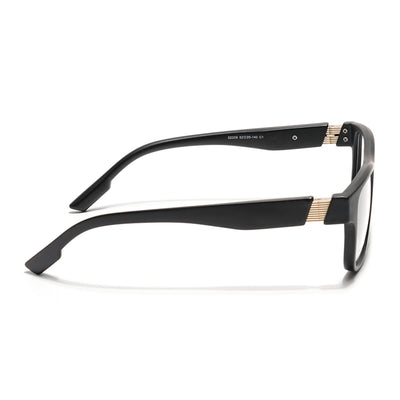 Voyage Black Wayfarer Eyeglasses for Men & Women (52209FMG7732)