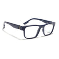 Voyage Blue Wayfarer Eyeglasses for Men & Women (52209FMG7734)