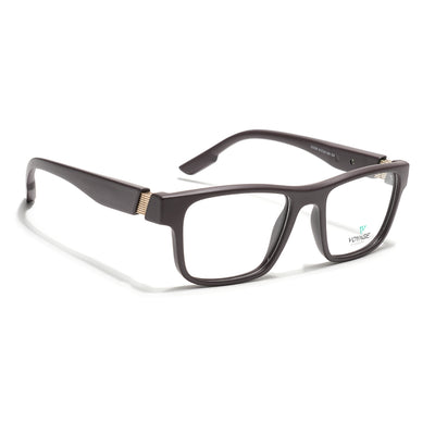 Voyage Brown Wayfarer Eyeglasses for Men & Women (52209FMG7735)