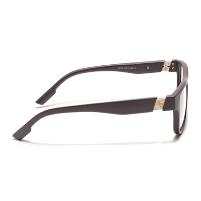 Voyage Brown Wayfarer Eyeglasses for Men & Women (52209FMG7735)